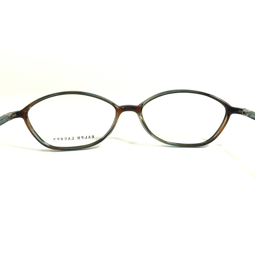 Ralph Lauren Eyeglasses Frames RL1353 R65 Brown Blue Round Full Rim 50-14-135